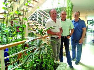 Renato, Gilberto e Camilo, sócios da Aquasport (Divulgação)