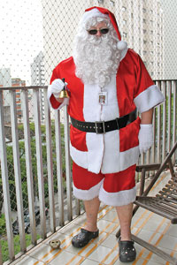 Papai Noel mora na Vila