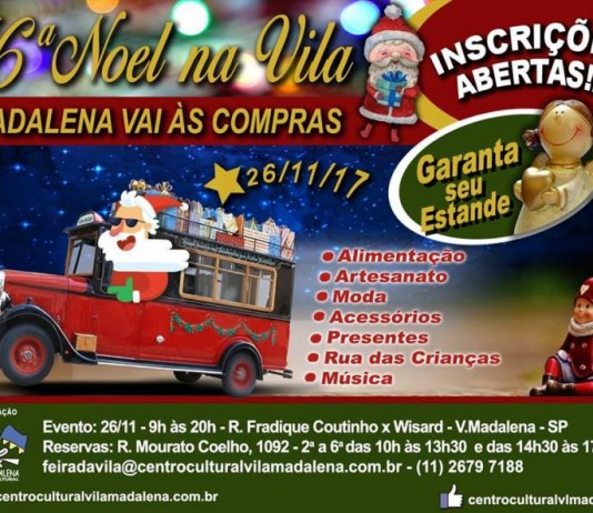 Domingo, 26, é dia de Noel na Vila