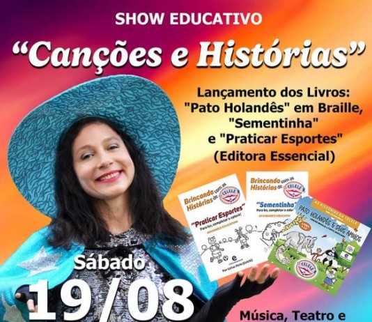 Celelê faz show na livraria Patuscada, na Vila Madalena