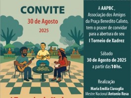 Torneio de Xadrez no aniversário de 38 anos da Feira de Artes da Praça Benedito Calixto